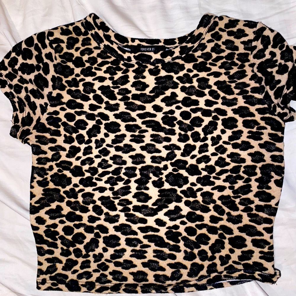 CHEETAH BABY TEE🖤